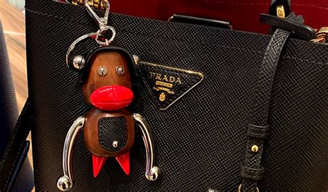 prada keychain scandal|Prada brand news.